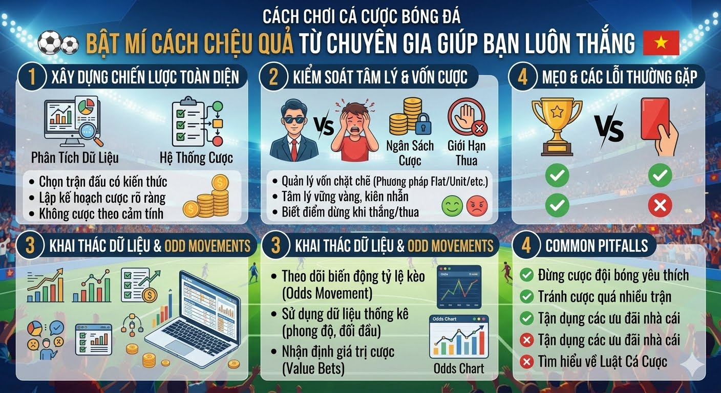 cách chơi cá cược bóng đá