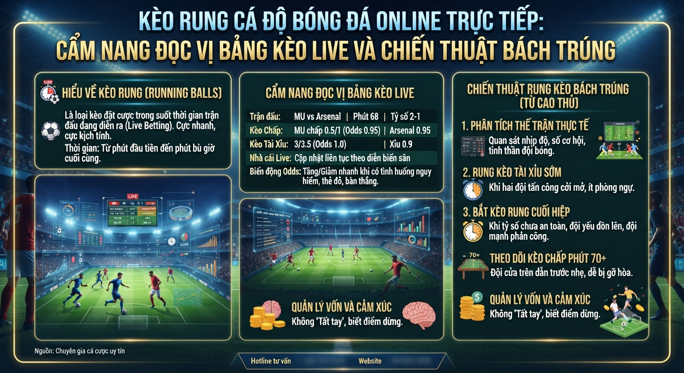 Kèo rung cá độ bóng đá online trực tiếp